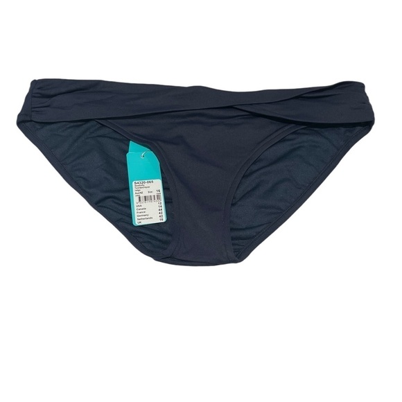 NWT Seafolly Women's Twist Band Hipster
Full Coverage Bikini Bottom. Indigo - Picture 4 of 5